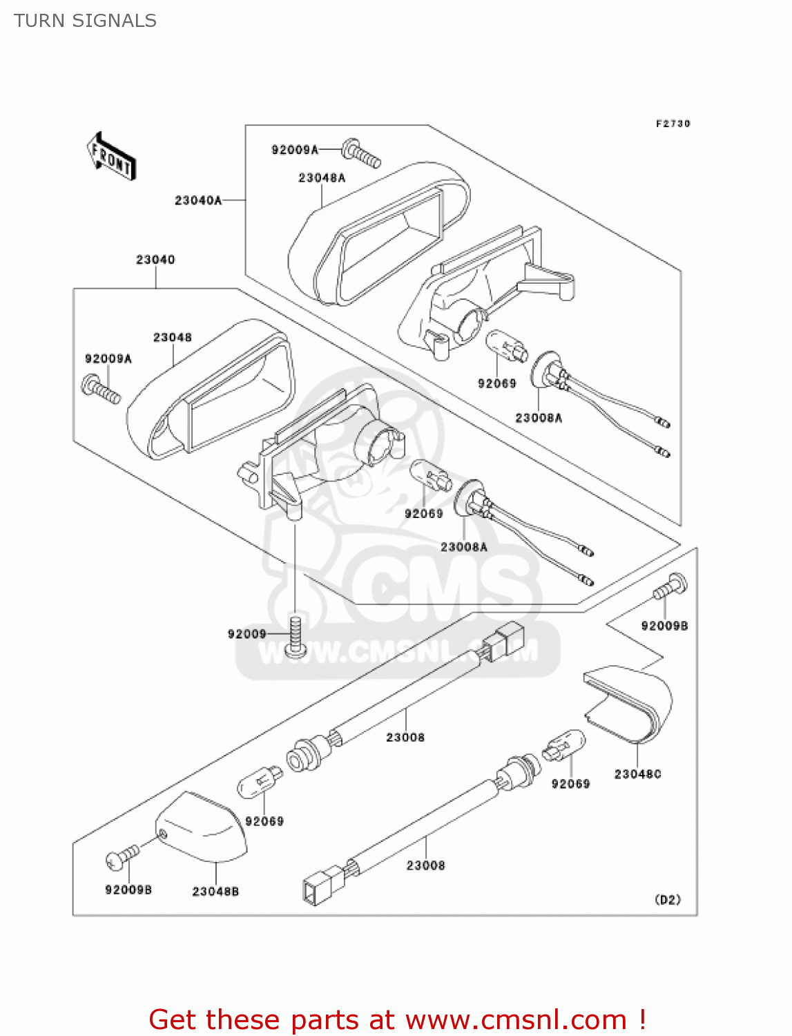 TURN SIGNALS AN110D2 KAZER 2000 CANADA