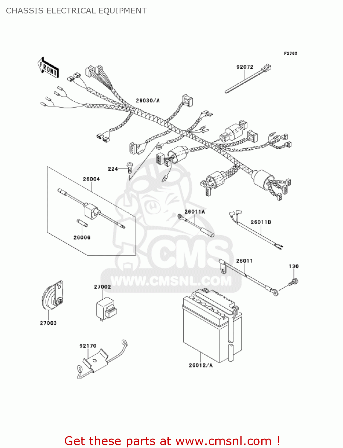 CHASSIS ELECTRICAL EQUIPMENT AN110D2 KAZER 2000 CANADA