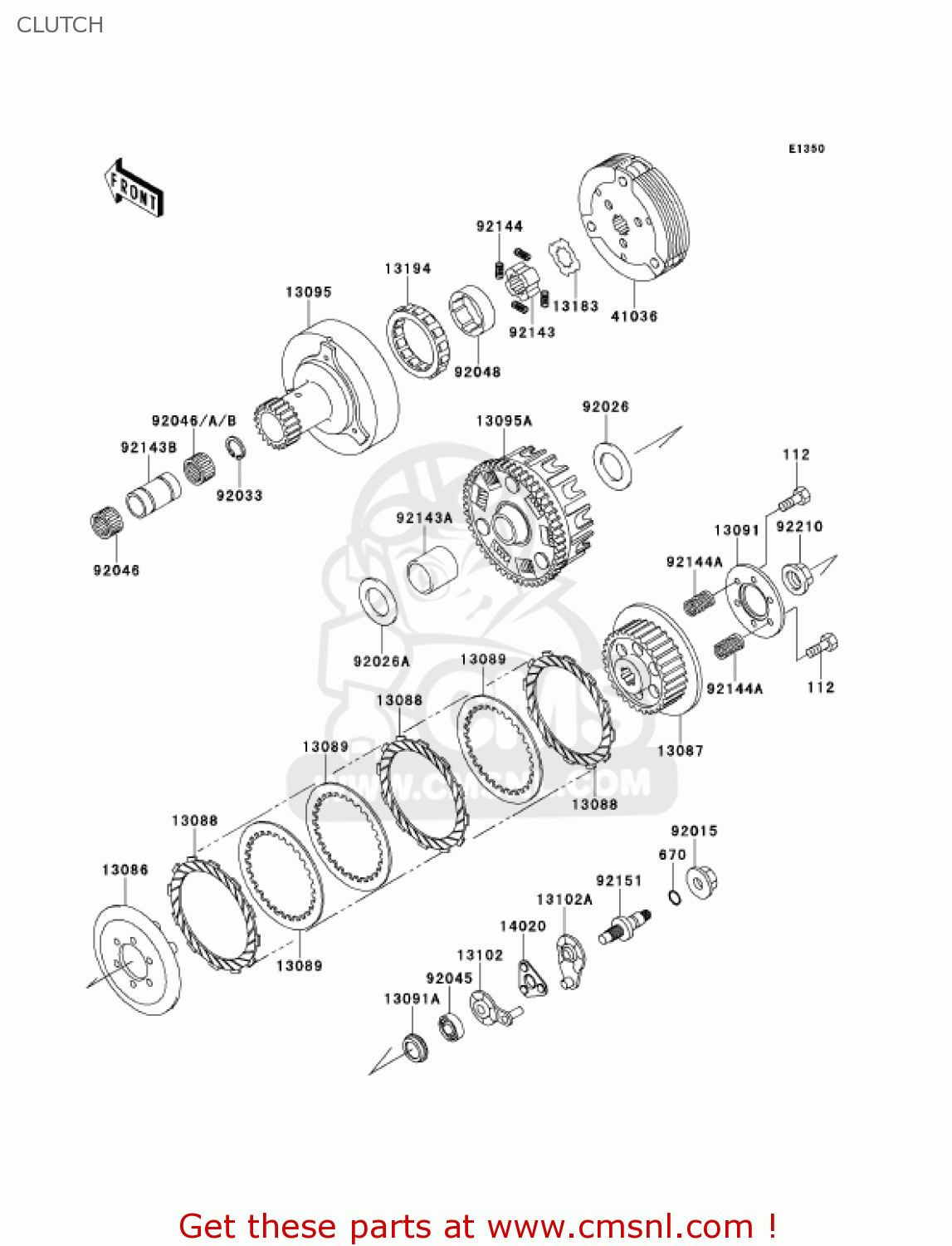 CLUTCH AN110D2 KAZER 2000 CANADA