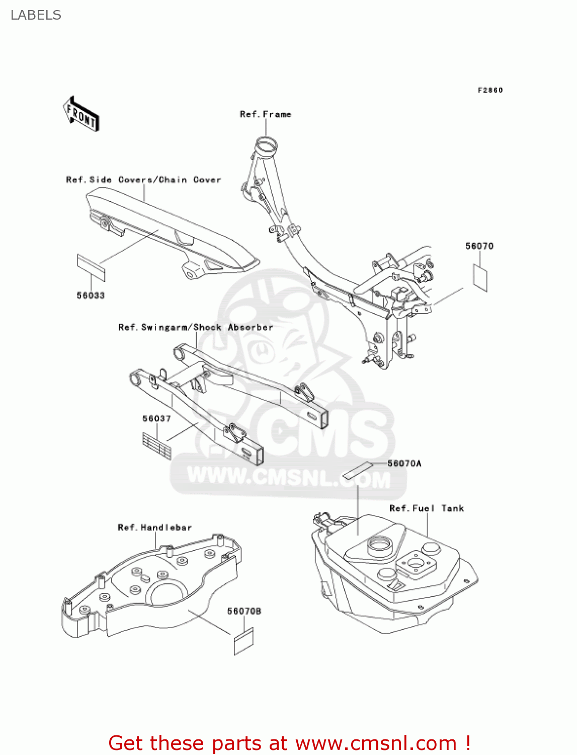 LABELS AN110D2 KAZER 2000 CANADA