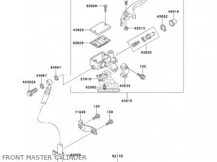 FRONT MASTER CYLINDER - AN110D2 KAZER 2000 CANADA