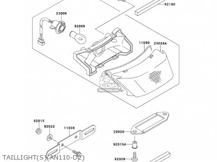 TAILLIGHT(S)(AN110-D2) - AN110D2 KAZER 2000 CANADA
