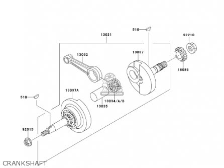 CRANKSHAFT - AN110D2 KAZER 2000 CANADA
