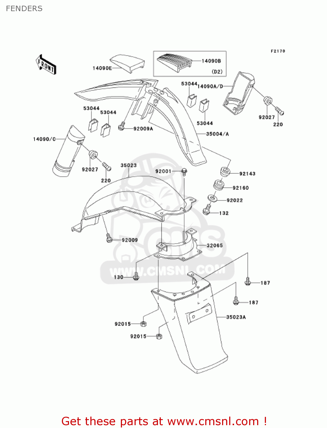 FENDERS AN110D3 KAZER 2001 CANADA