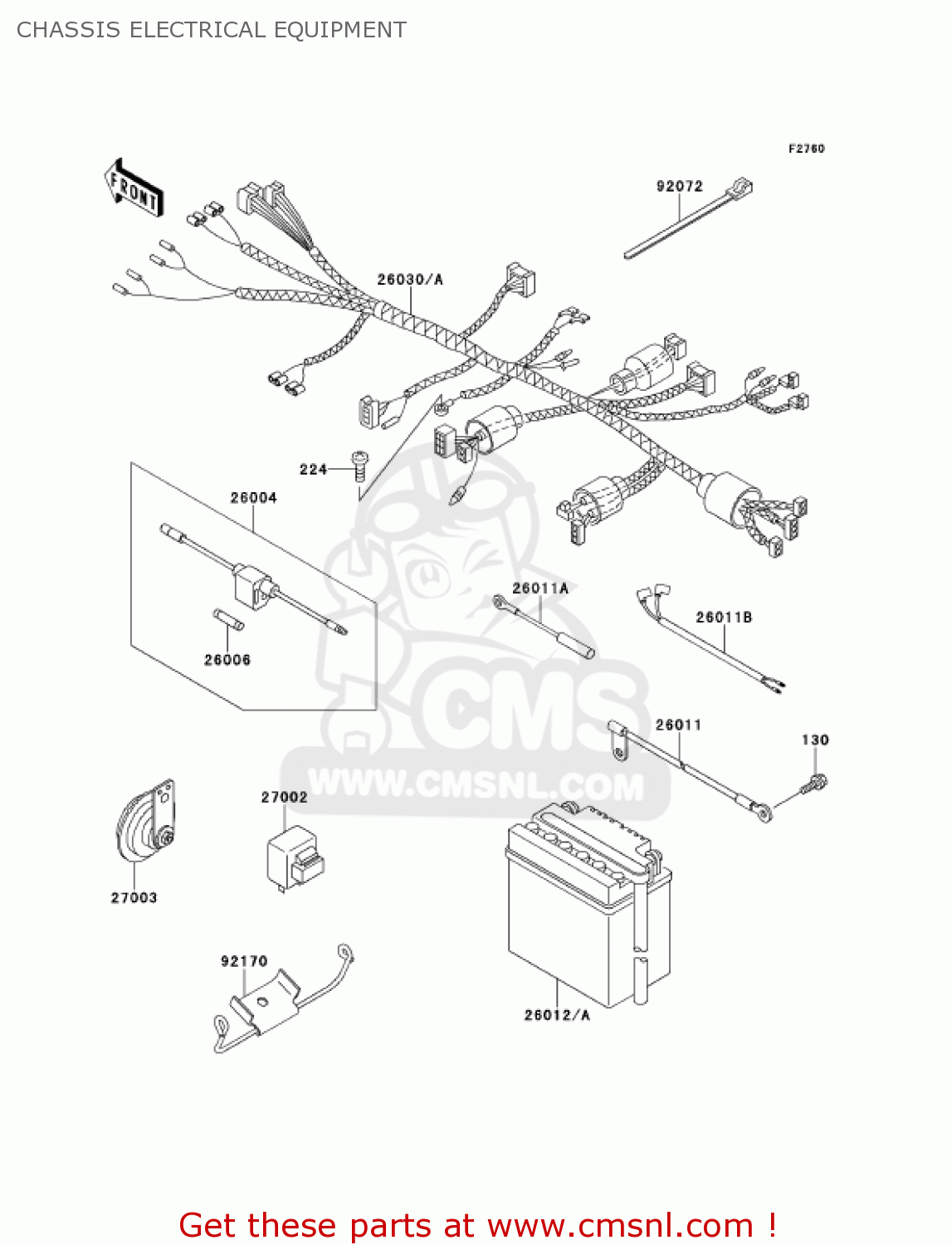 CHASSIS ELECTRICAL EQUIPMENT AN110D3 KAZER 2001 CANADA