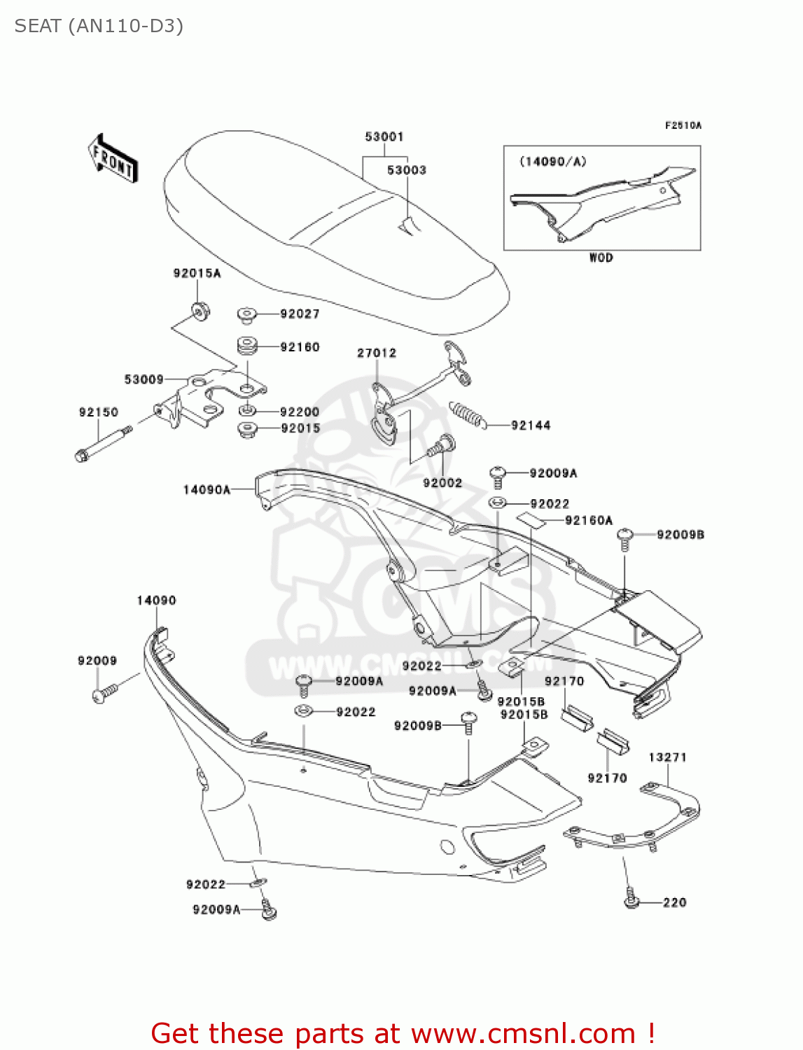 SEAT (AN110-D3) AN110D3 KAZER 2001 CANADA