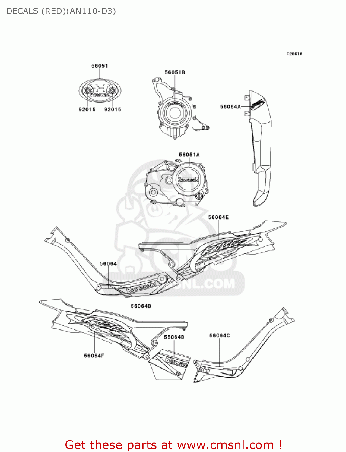 DECALS (RED)(AN110-D3) AN110D3 KAZER 2001 CANADA
