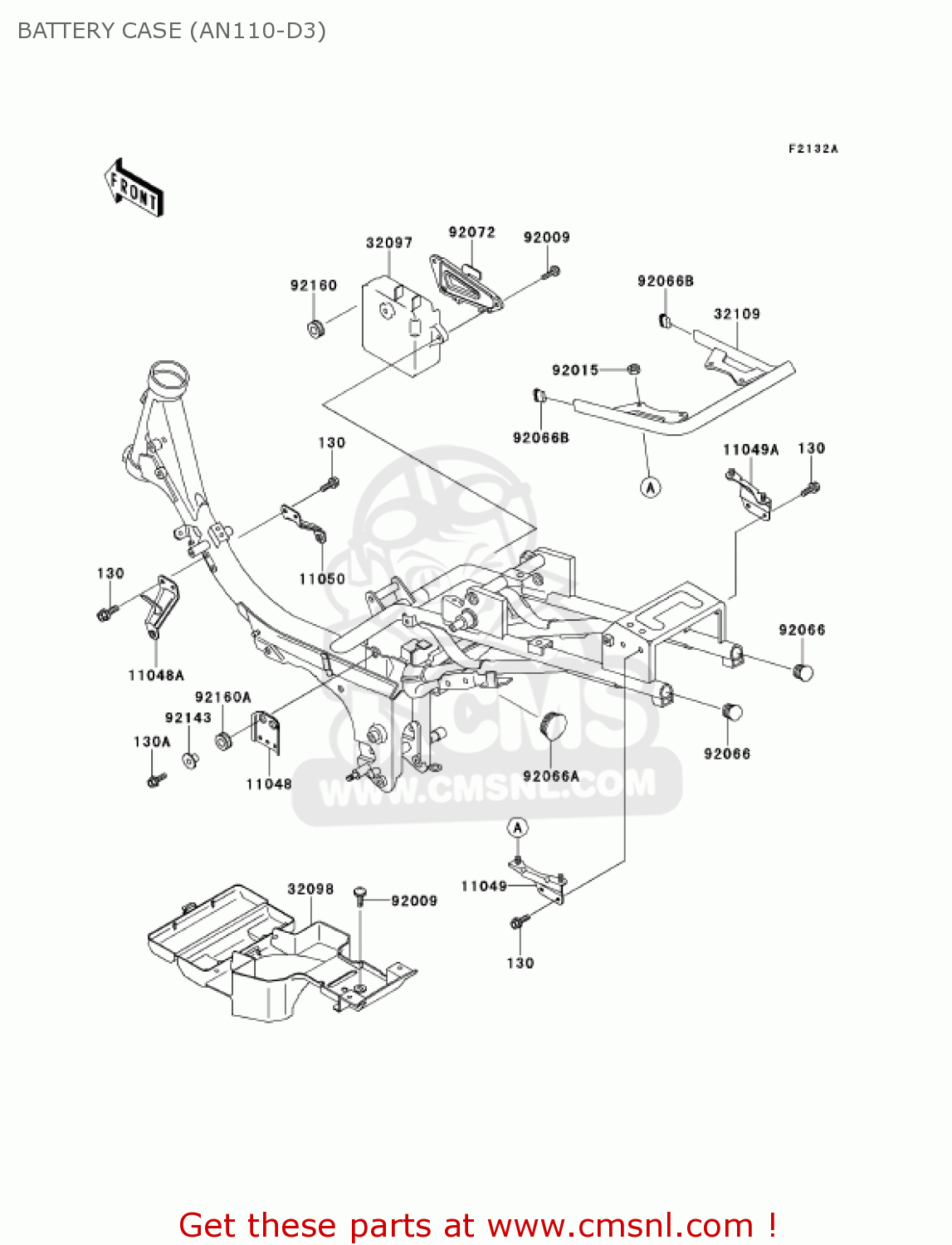 BATTERY CASE (AN110-D3) AN110D3 KAZER 2001 CANADA