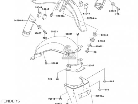 FENDERS - AN110D3 KAZER 2001 CANADA