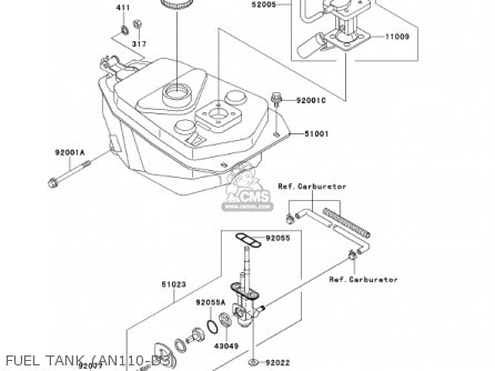 FUEL TANK (AN110-D3) - AN110D3 KAZER 2001 CANADA