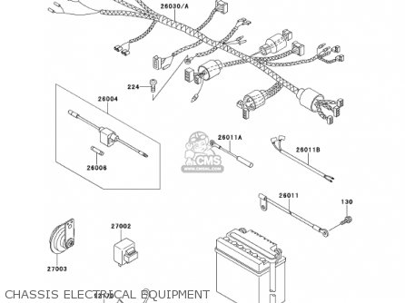 CHASSIS ELECTRICAL EQUIPMENT - AN110D3 KAZER 2001 CANADA