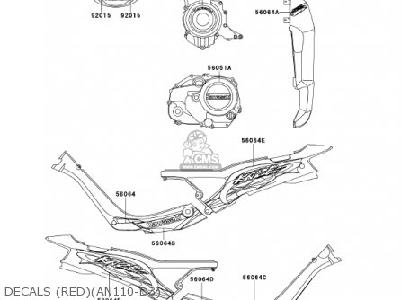 DECALS (RED)(AN110-D3) - AN110D3 KAZER 2001 CANADA