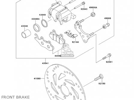 FRONT BRAKE - AN110D3 KAZER 2001 CANADA