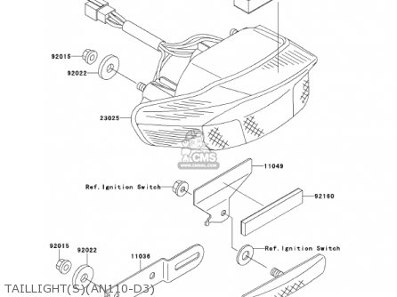 TAILLIGHT(S)(AN110-D3) - AN110D3 KAZER 2001 CANADA