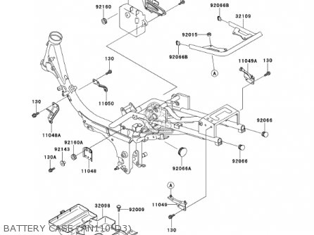 BATTERY CASE (AN110-D3) - AN110D3 KAZER 2001 CANADA