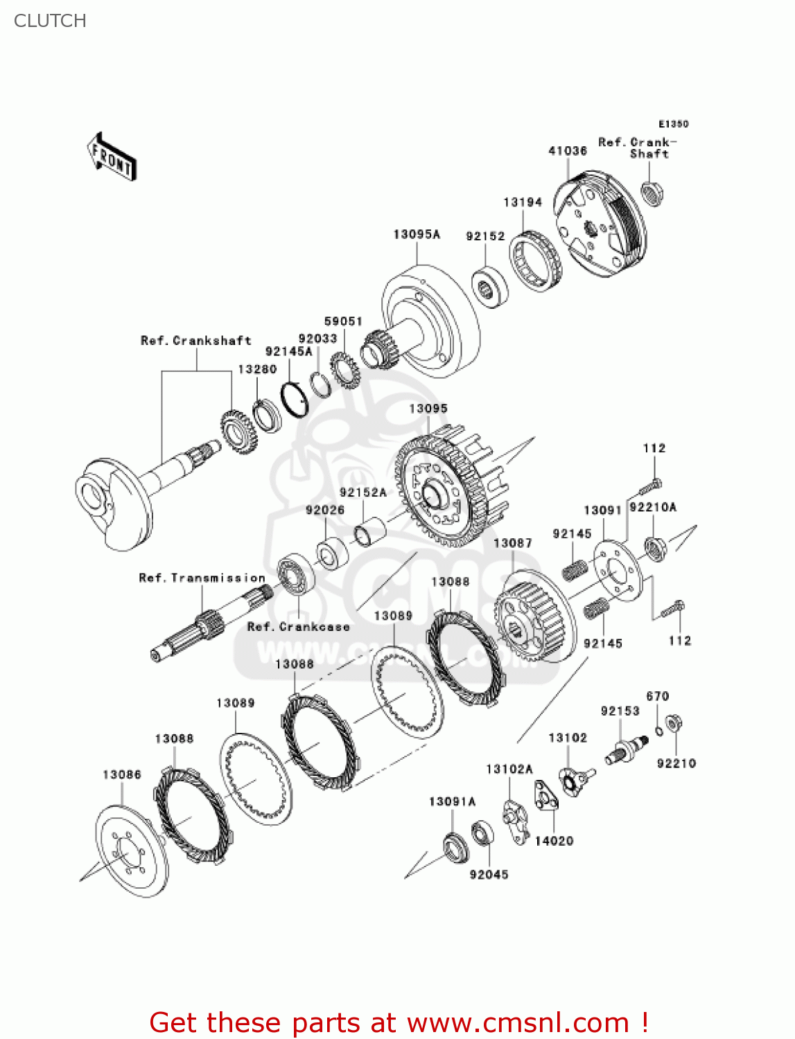 CLUTCH AN112D2 KAZER 2003 CANADA