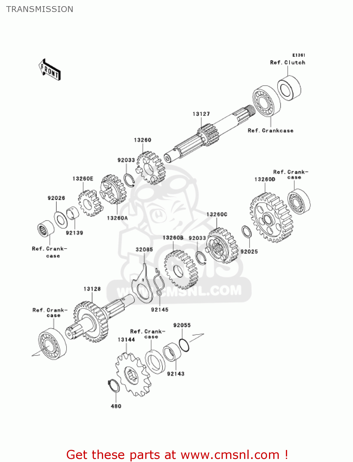 TRANSMISSION AN112D2 KAZER 2003 CANADA