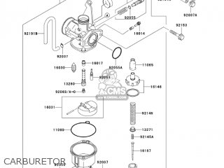 CARBURETOR - AN112D2 KAZER 2003 CANADA