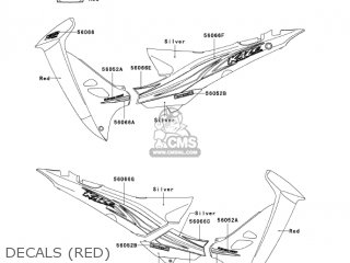 DECALS (RED) - AN112D2 KAZER 2003 CANADA