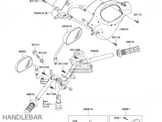 HANDLEBAR - AN112D2 KAZER 2003 CANADA