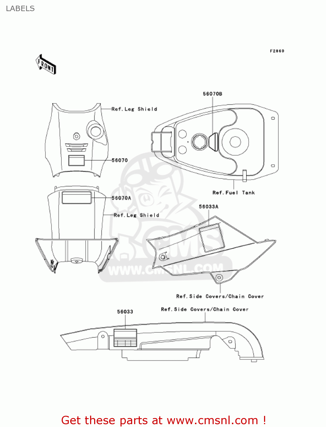 LABELS AN112D3 KAZER 2004 CANADA