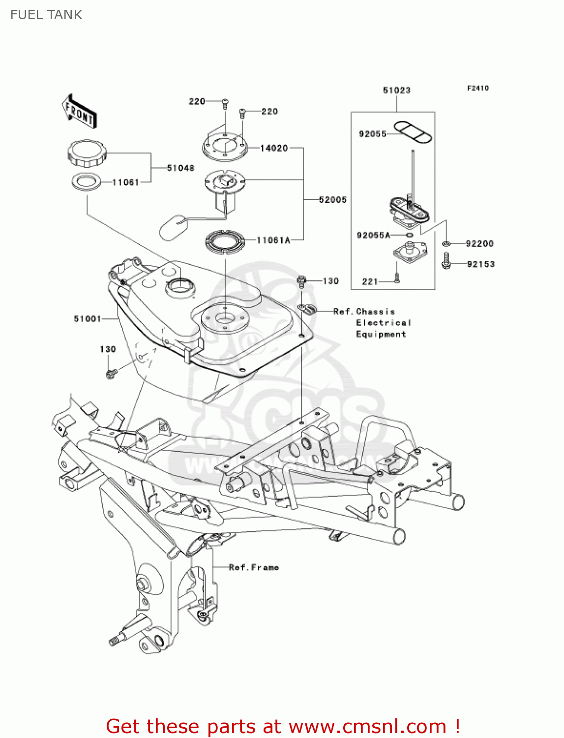FUEL TANK AN112D3 KAZER 2004 CANADA