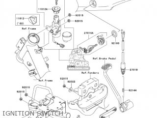 IGNITION SWITCH - AN112D3 KAZER 2004 CANADA