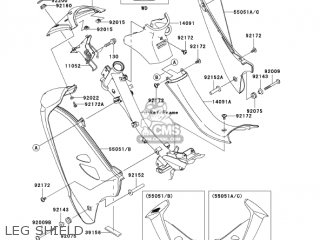 LEG SHIELD - AN112D3 KAZER 2004 CANADA