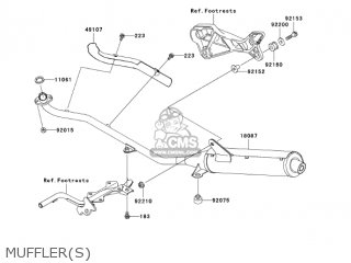 MUFFLER(S) - AN112D3 KAZER 2004 CANADA