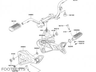 FOOTRESTS - AN112D3 KAZER 2004 CANADA