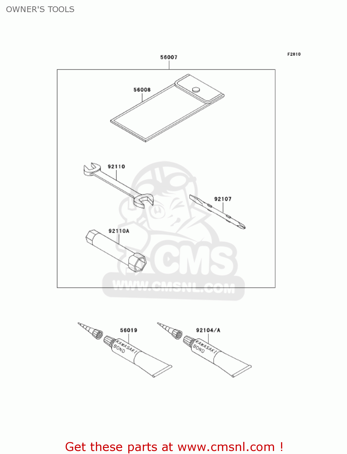 OWNER'S TOOLS AN112D6F KAZER 2006 CANADA