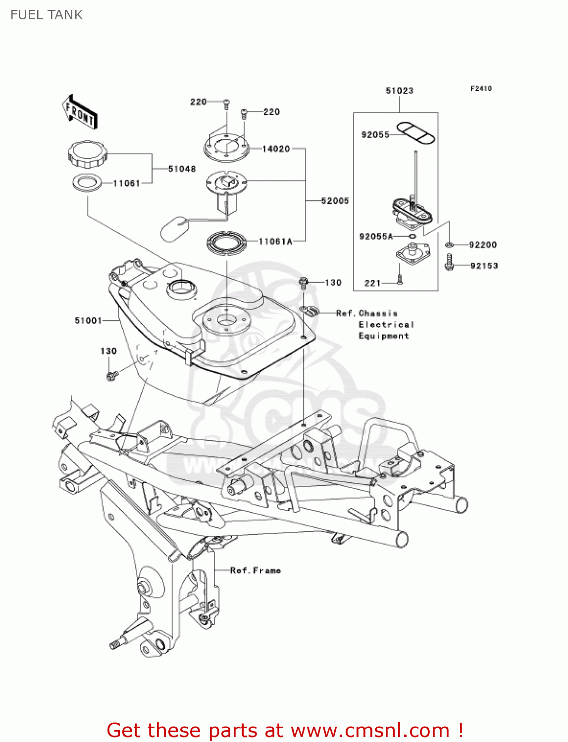 FUEL TANK AN112D6F KAZER 2006 CANADA