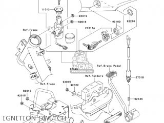 IGNITION SWITCH - AN112D6F KAZER 2006 CANADA