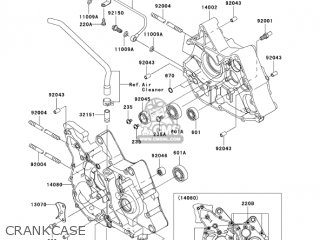 CRANKCASE - AN112D6F KAZER 2006 CANADA