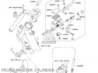 FRONT MASTER CYLINDER - AN112D6F KAZER 2006 CANADA