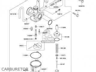 CARBURETOR - AN112D6F KAZER 2006 CANADA