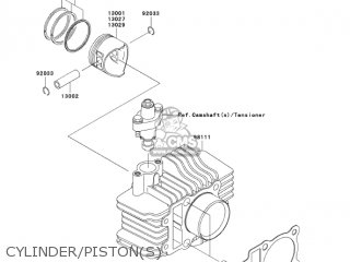 CYLINDER/PISTON(S) - AN112D6F KAZER 2006 CANADA