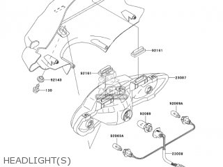 HEADLIGHT(S) - AN112D6F KAZER 2006 CANADA