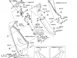 LEG SHIELD - AN112D6F KAZER 2006 CANADA