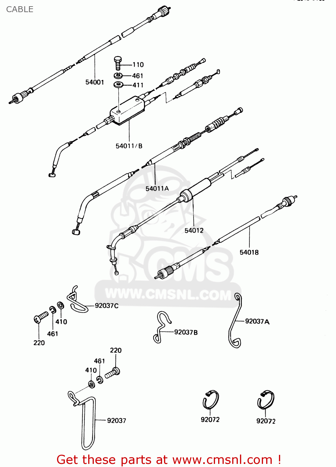CABLE AR125A1A 1983 EUROPE UK FR SD ST