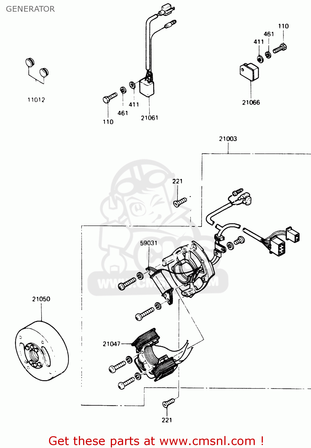 GENERATOR AR125A1A 1983 EUROPE UK FR SD ST