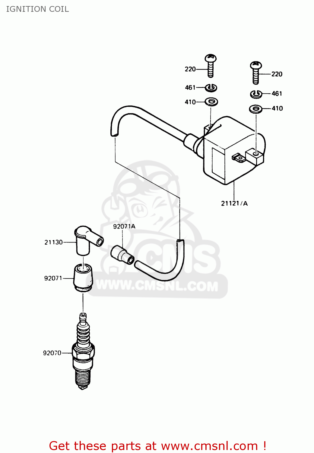 IGNITION COIL AR125A1A 1983 EUROPE UK FR SD ST