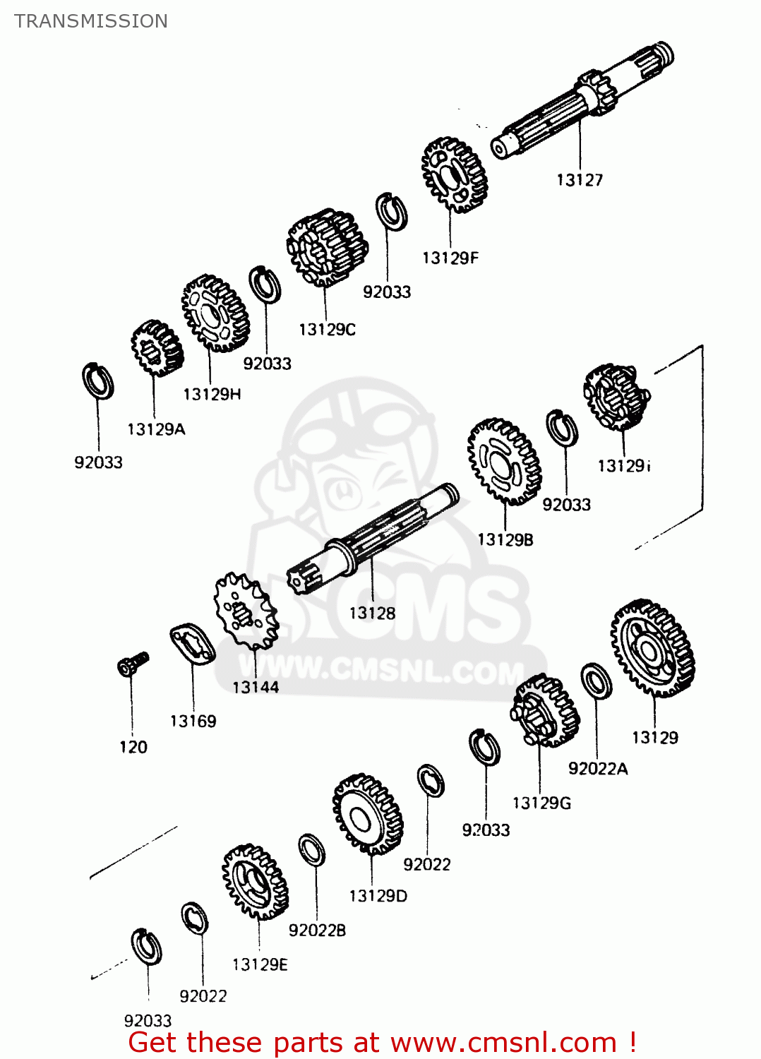 TRANSMISSION AR125A1A 1983 EUROPE UK FR SD ST