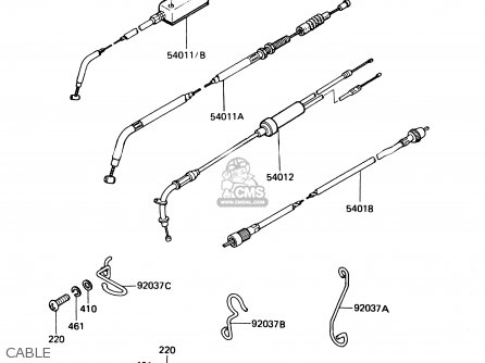 CABLE - AR125A1A 1983 EUROPE UK FR SD ST