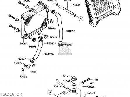 RADIATOR - AR125A1A 1983 EUROPE UK FR SD ST