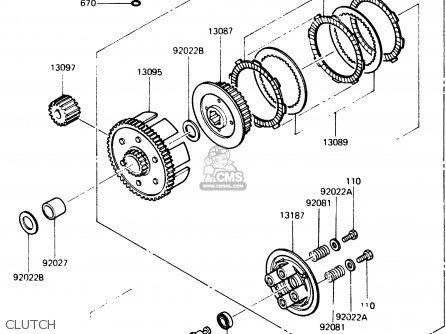 CLUTCH - AR125A1A 1983 EUROPE UK FR SD ST