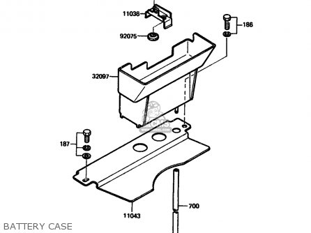 BATTERY CASE - AR125A2 1984 UNITED KINGDOM GR ST SD