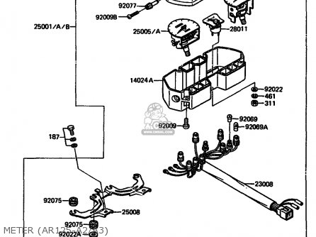 METER (AR125-A2/A3) - AR125A2 1984 UNITED KINGDOM GR ST SD