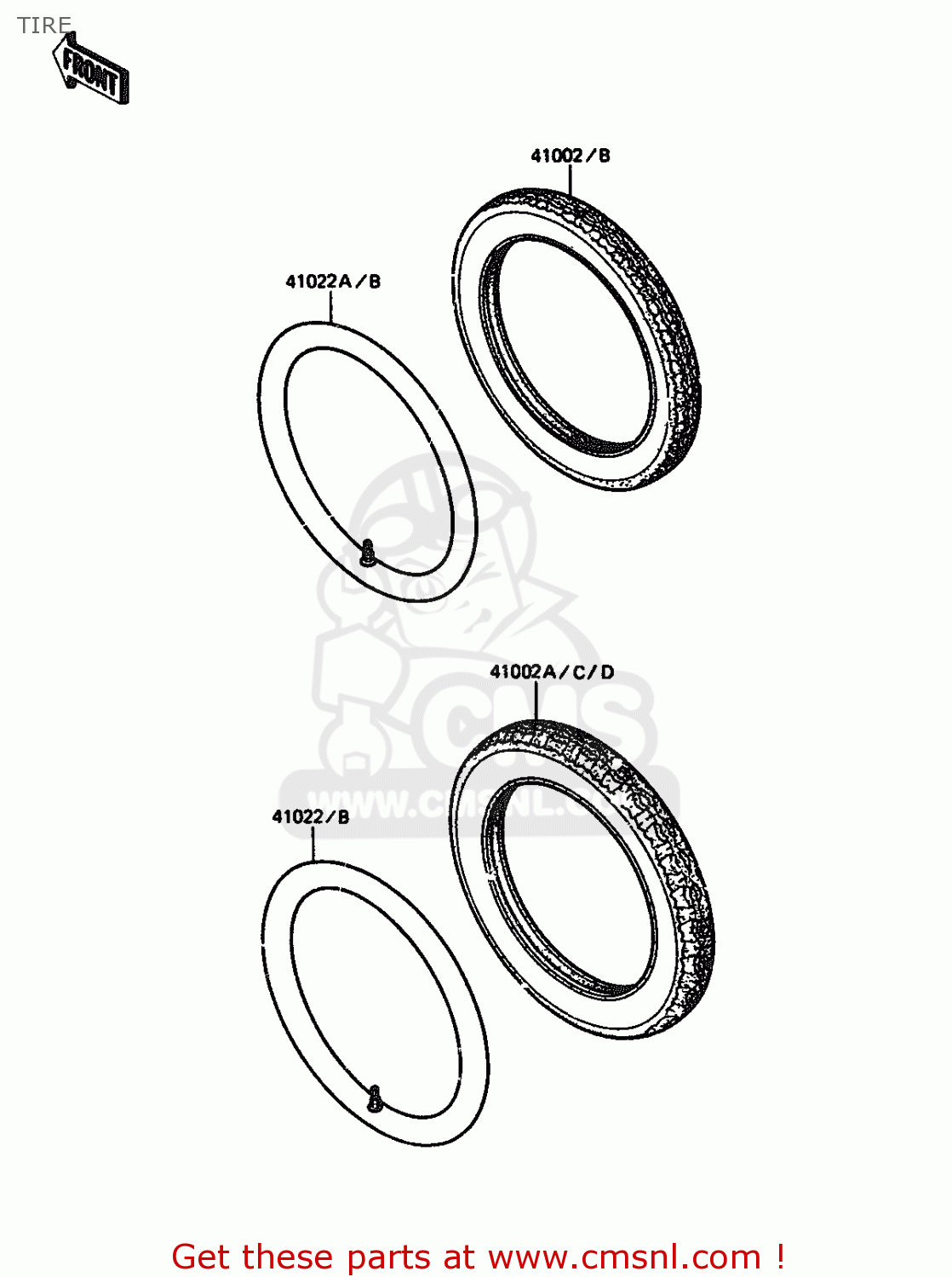 TIRE AR125A3 1985 UNITED KINGDOM FR GR ST SD