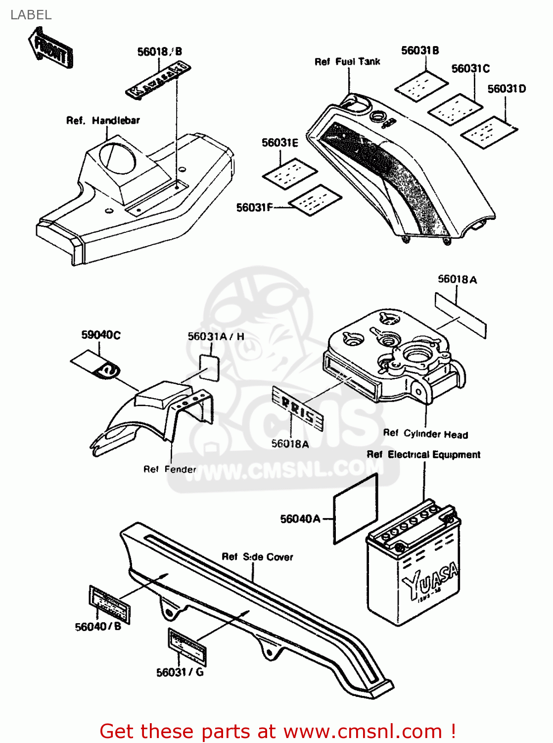 LABEL AR125A3 1985 UNITED KINGDOM FR GR ST SD
